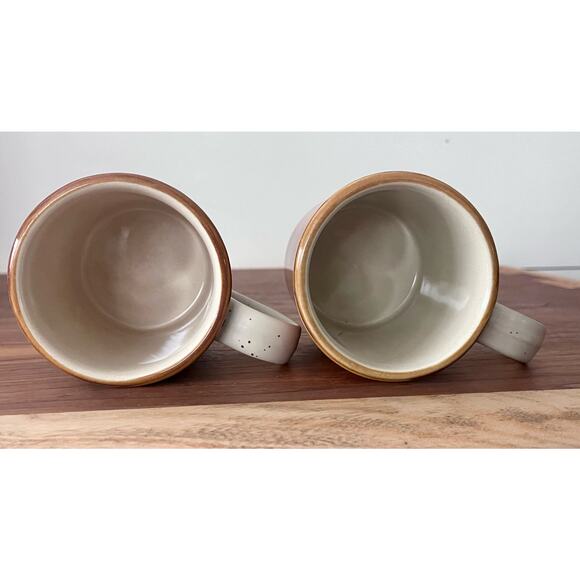 Vintage Ji Stonecrest Mug Set - Margaret F2 Gale F4 Orange Brown Cup Coffee Tea - Picture 7 of 13